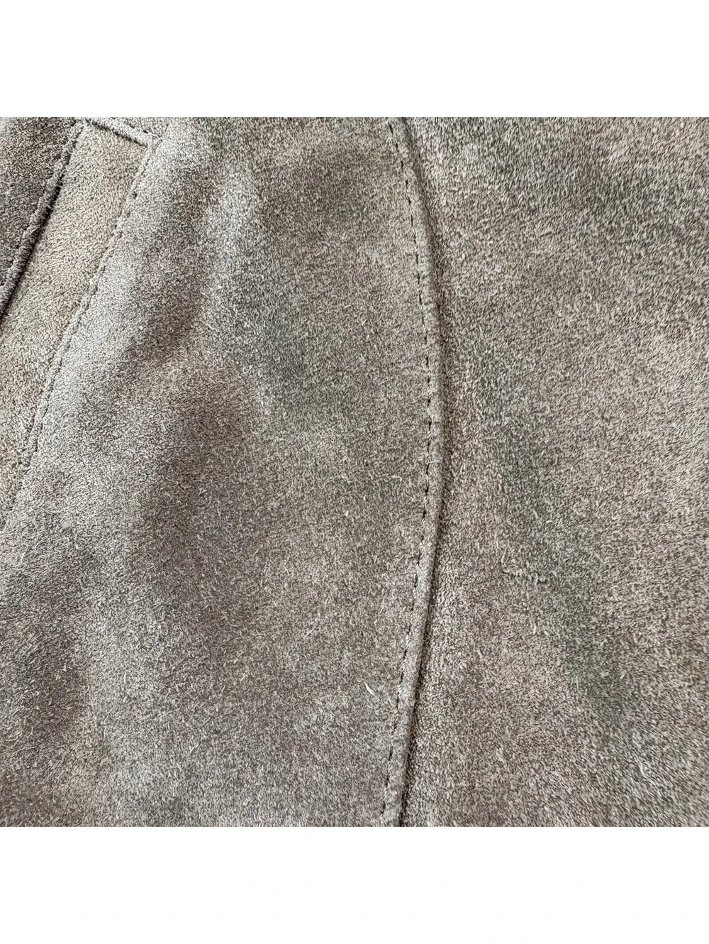 Vintage 70s 80s Sears Sportswear Suede Leather Knit Jacket Size Medium Tan